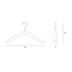 "k" coat hanger